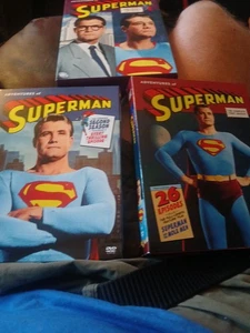 Adventures Of Superman TV Series DVDs Seasons 1-4 1950s George Reeves - Picture 1 of 5