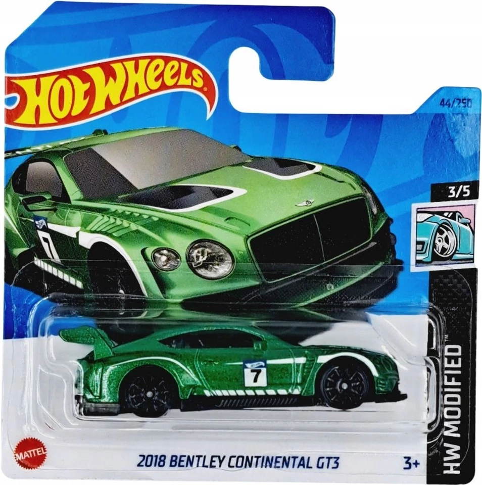 Hot Wheels 2018 BENTLEY CONTINENTAL GT3 1:64 3 pollici auto giocattolo... - Immagine 1 di 1