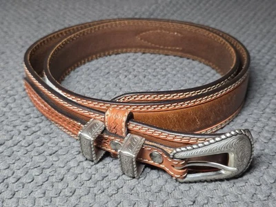 3D 1 3/8» натуральный мужской Western моды рейнджер ремень размер 40 - Изображение 1 из 4