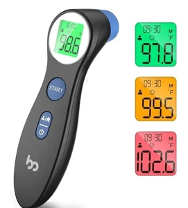 Termometro Fronte per Adulti e Bambini, Termometro Digitale Touchless per B... - Foto 1 di 11