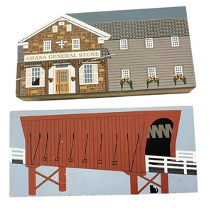 1995 The Cats Meow Roseman Bridge and Amanda General Store Iowa - Picture 1 of 6