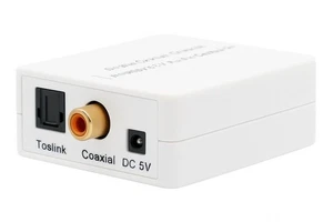 Premium Digital Optical Coaxial S/PDIF To Analog Audio DAC RCA L/R 3.5mm AUX Out - Picture 1 of 5