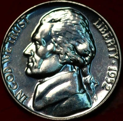 Uncirculated Proof 1952 Philadelphia Mint Jefferson Nickel Not Silver - Image 1 of 2