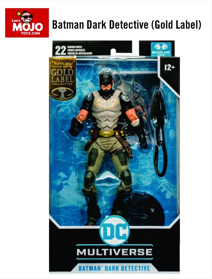 DC Comics Multiverse Gold Label Эксклюзив Бэтмен Темный Детектив НОВЫЙ В КОРОБКЕ!! - Изображение 1 из 4