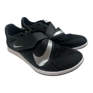 Nike Zoom Rival Jumping Spikes Men's Size 8 Black Silver Shoes DR2756-001 - Picture 1 of 10
