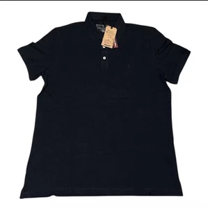 Duca Blanca Men’s Polo Shirt XXL Navy Pique Knit Classic Collar Casual Golf - Picture 1 of 3