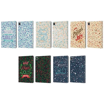 HEAD CASE DESIGNS BLESSED CHRISTMAS LEATHER BOOK WALLET CASE FOR APPLE iPAD - Image 1 of 4