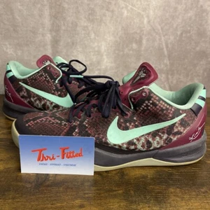 Nike Kobe 8 Pit Viper Talla 6.5Y GS 555586-500 Púrpura Dinastía Verde Niños Tenis - Imagen 1 de 9