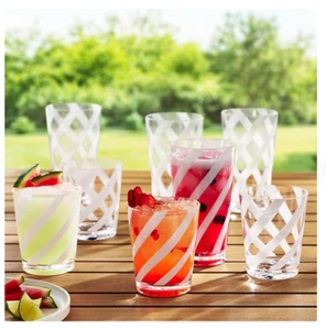 Member's Mark 8-Piece Acrylic Drinkware Set – Stylish & Durable, White Color - Picture 1 of 8