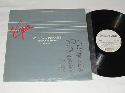 MUSICAL PHRASES First of a Series June 1984 LP Virgin Sampler CULTURE CLUB MOORE - Image 1 of 4