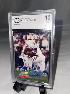 Fleer Ultra 1997 #13 Eddie George Houston Oilers grado BCCG 10 - Imagen 1 de 3