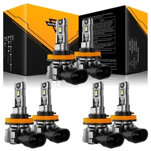 H11 H9 H8 LED Headlights Universal Fitment Bulbs High Low Beam Foglight 360000LM - Picture 1 of 11