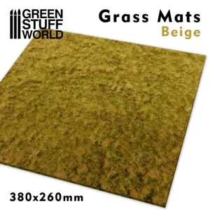 Grass Mats - Beige - landscape scenery modelling hobby - Afbeelding 1 van 2