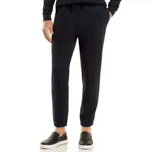 Alternative Mens Black Elastic Drawstring Waist Jogger Fleece Sweatpant M 2XL - Picture 1 of 7