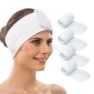 80% Cotton Terry Cloth Spa Headband Facial Head Wraps Towel Makeup (AH1003x1) - Picture 1 of 8