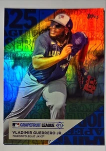 VLADIMIR GUERRERO 2025 Topps Blue Rainbow Foil Grapefruit /150 Blue Jays - Picture 1 of 2
