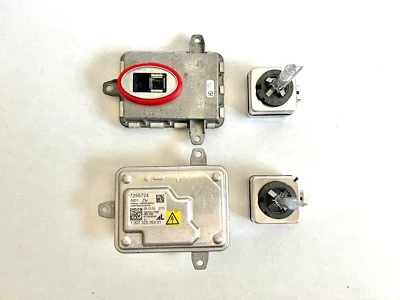 2x Unidad de control HID de lastre de xenón OEM BMW 7255724 F30 F32 F10 F01 X3 X4 X5 + bombilla Foto 1 de 2