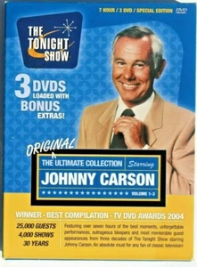 The Tonight Show Starring Johnny Carson: The Ultimate Collection (3-DVD, 2012) - Picture 1 of 4