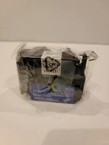 Cinta laminada blanca sobre tinta negra 36 mm 1,4" para Brother P-Touch TZ-261 - Imagen 1 de 6