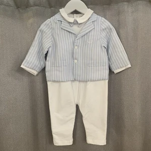 SALE NEW BABY BOYS PATACHOU ROMPER PLAYSUIT SIZE 12 MONTHS Bnwt - Picture 1 of 6