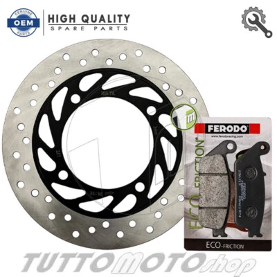 Coppia Dischi Freno + Pastiglie HONDA SH 125-150 ie ABS 2016 2017 Kit Anteriore - Immagine 1 di 4