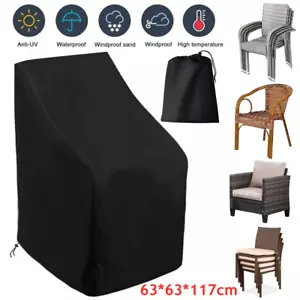 Heavy Duty Garden Stackable Chair Covers Waterproof Outdoor Stacking Chair Cover - Picture 1 of 10