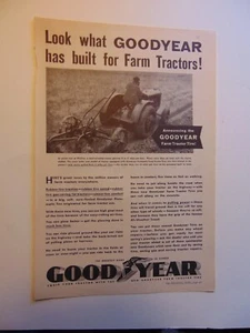1933 GOODYEAR FARM TRACTOR TIRE  vintage print ad - Picture 1 of 1