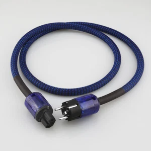 4N OFC Highend Stromkabel Netzkabel kaltgerätekabel Mains Power Cord Für Decoder - Picture 1 of 10