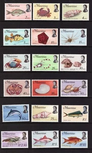 Mauritius 1969 Fish Marine Life Set postfrisch Briefmarken - Bild 1 von 1