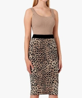 Falda Just Cavalli estampado animal, elástica talla XXL - Hecha en Italia Foto 1 de 4