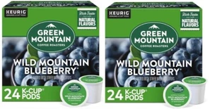๐ฒ๐๐๐๐๐ ๐ฒ-๐๐๐๐ Green Mountain Wild Blueberry Coffee 48 Count - Picture 1 of 1