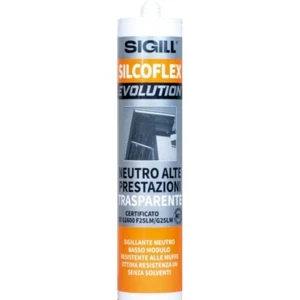 SILICONE NEUTRO TRASPARENTE AD ALTE PRESTAZIONI SILCOFLEX EVOLUTION 280 ML - Foto 1 di 1
