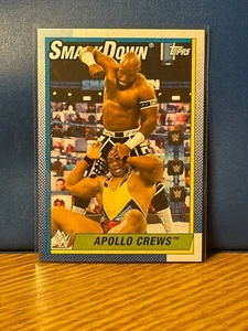 2021 Topps Heritage WWE #48 Apollo Crews - Picture 1 of 2