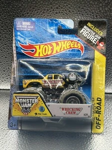 Hot Wheels Monster Jam 1:64 Wrecking Crew (Mud Tires W/ Figure) 2013 - Picture 1 of 2