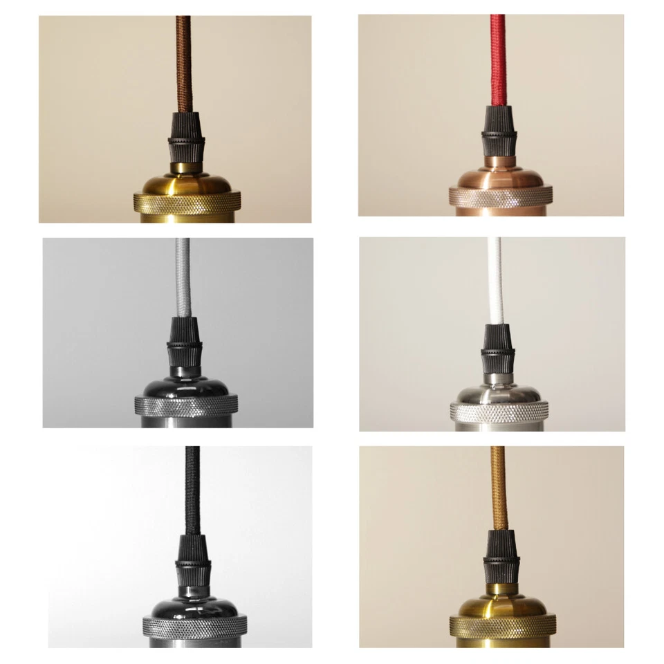 Textile Cable 3-adrig En 6 Couleurs Câble Électrique Matériel Alimentation Serre - Photo 1/1