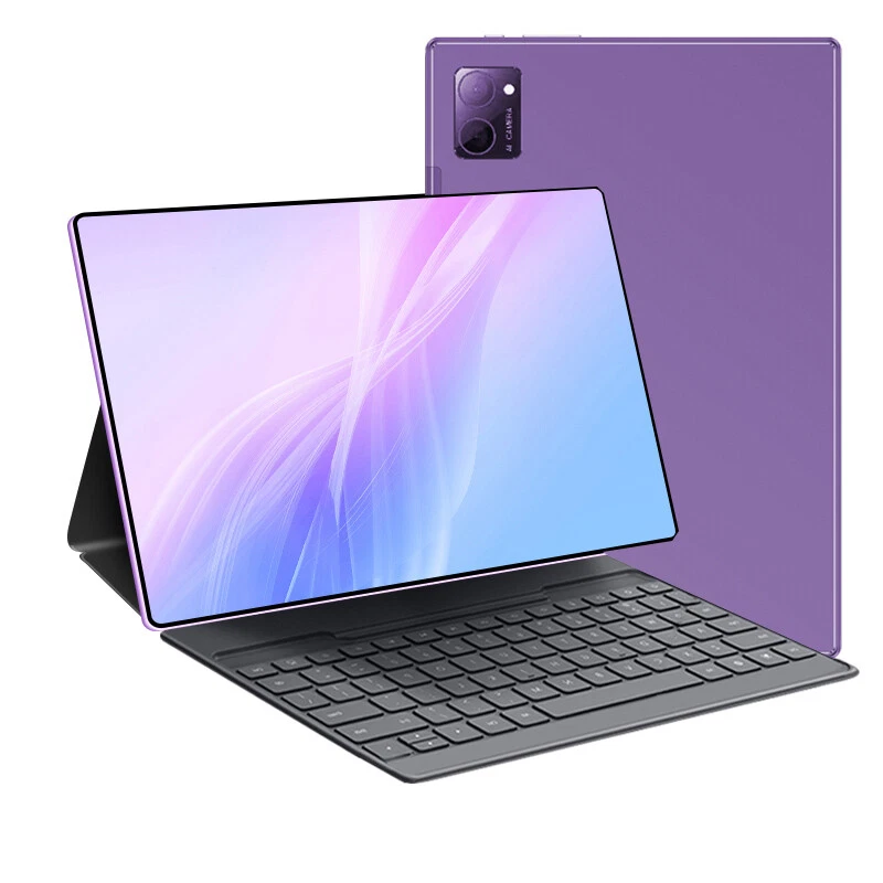 New 10.1" Android 12 8GB 256GB Tablet, Wifi 5G 4G SIM Keyboard Included - Image 1 of 4