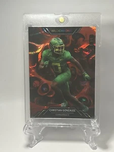 🔥 1/1 🔥 Christian Gonzalez 2023 Wildchrome One Of One Fractal Patriots - Bild 1 von 8