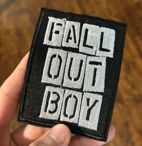 Fall Out Boy Pop Rock Metal Music Band patch logo iron sew on embroidered - Picture 1 of 8