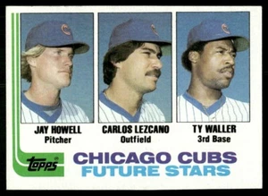 1982 Topps Future Stars #51 Jay Howell, Ty Waller, Carlos Lezcano Cubs card - Picture 1 of 2