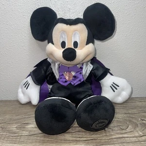 Dracula Vampir Mickey Mouse Plüsch Disney Store 13 Zoll lila schwarz Halloween - Bild 1 von 7