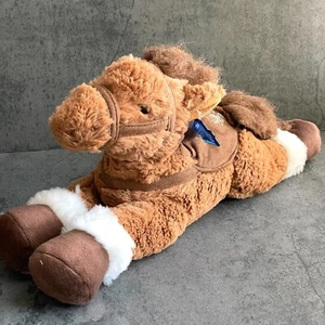 2019 Applause Plush Horse Brown Stuffed Animal w/ Riding Gear 16" Australia EUC - Picture 1 of 9