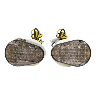 Mini intermitente de señal de giro de plástico de 1,3" para Kawasaki Ninja ZX 6R 7R 1998-2004 ZX636 Foto 1 de 3