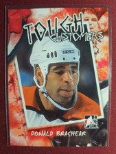 Donald Brashear TOUGH CUSTOMER 2005 In The Game Enforcers #TC-DB Flyers