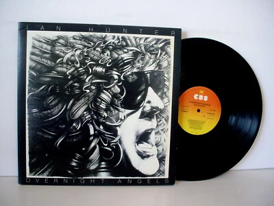 IAN HUNTER "Overnight Angels" Original UK LP 1977 (CBS 81993) Mott The Hoople - Image 1 of 4