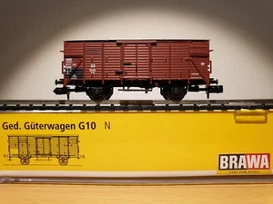 67400 K Brawa Spur N Gedeckter Güterwagen G10 der DB, Epoche III - Bild 1 von 10