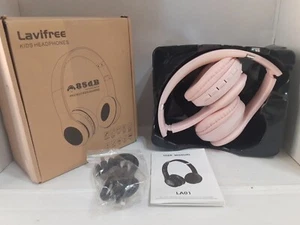 Kids Bluetooth Headphones,Led Light up Wireless/Wired Headset,85 Db Volume Limit - Picture 1 of 8