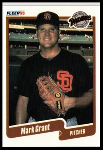 1990 Fleer #156 Mark Grant San Diego Padres - Picture 1 of 2