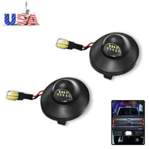 2Pc LED License Plate Light Lamp For Ford F150 Super Duty Ranger Explorer - Imagen 1 de 13