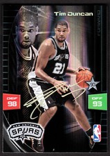 2009-10 Adrenalyn XL Ultimate Signature #5 Tim Duncan SPURS