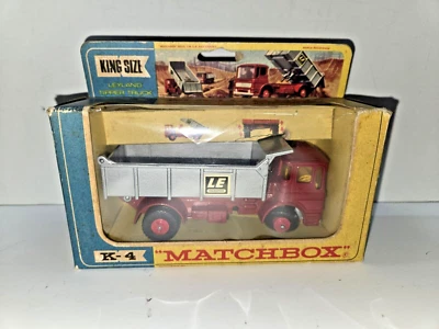 Matchbox K-4 King Size:  Leyland Tipper Truck - New in original box - Image 1 of 4